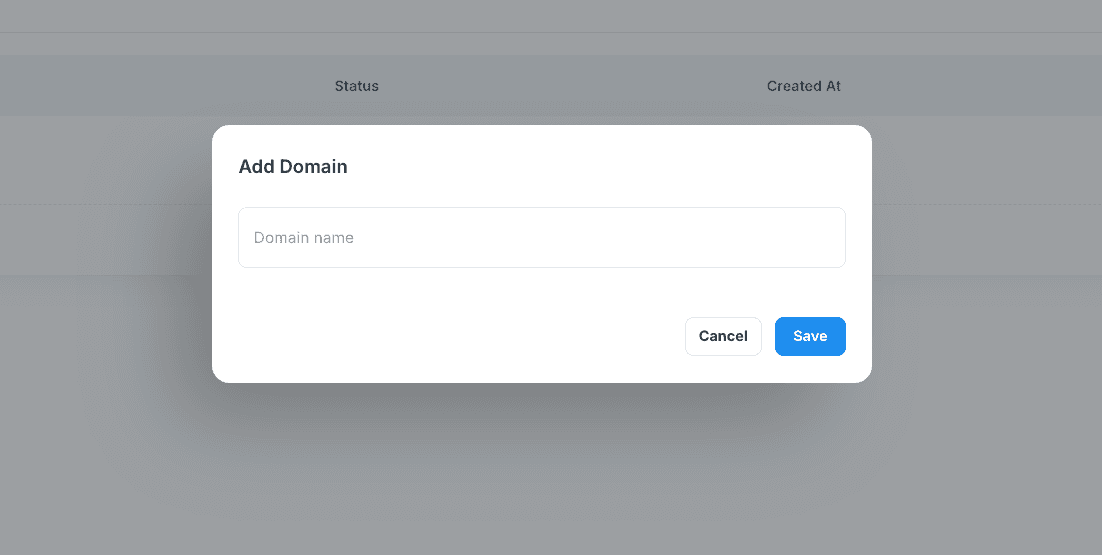 Add Domain window in AlgorithmX
